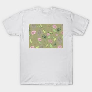 festive watercolor flowers 6 T-Shirt